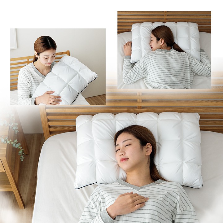 枕 まくら 安眠枕 肩こり いびき 43×63 快眠枕 横向き 昼寝枕 ピロー枕 昼寝枕 睡眠枕 ごろ寝枕 寝具 快眠 夏用 首こり 洗える 熟睡  低い 大きめ 柔らかい : ik121195550013029 : ELMONO - 通販