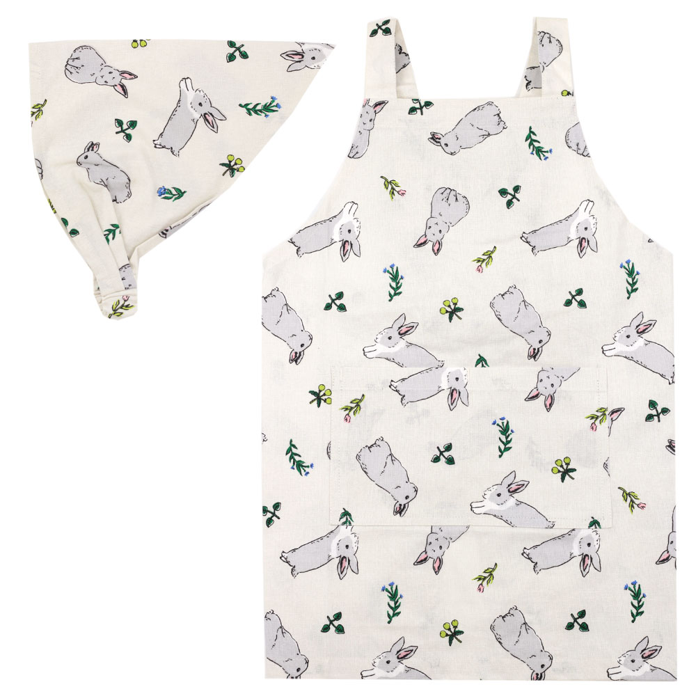 エプロン 三角巾 セット キッズ 女の子 男の子 子供 子供用 子ども