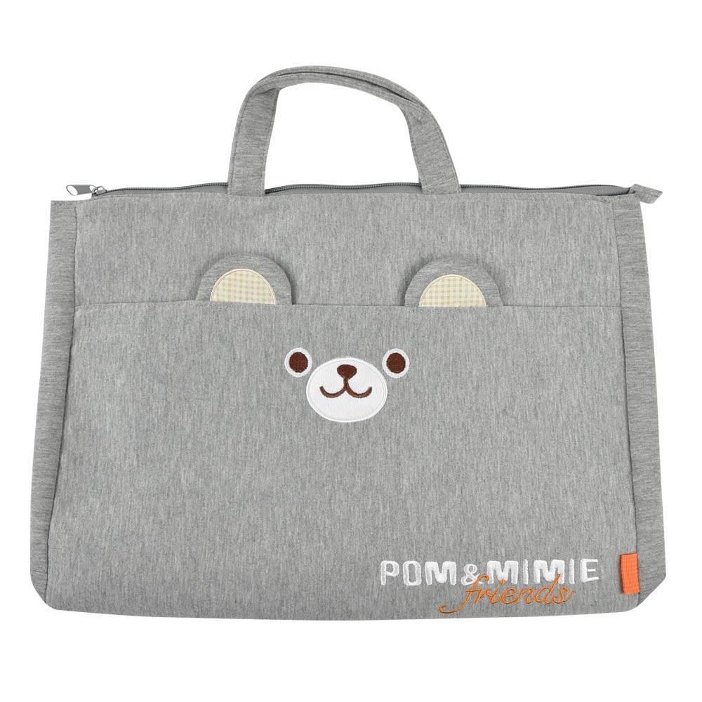 レッスンバッグ トートバッグ スウェット マチ付き POM＆MIMIE 男の子