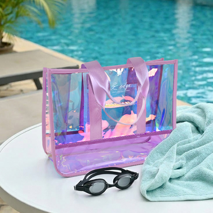 オーロラクリアバッグ ラベンダー