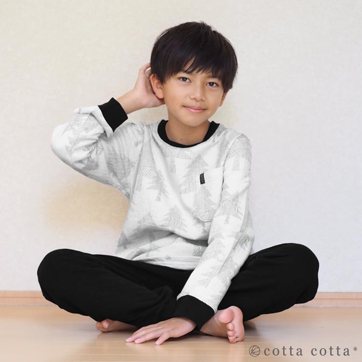 cotta cotta（コッタコッタ） パジャマ キッズ 綿100％ 長袖 キルト