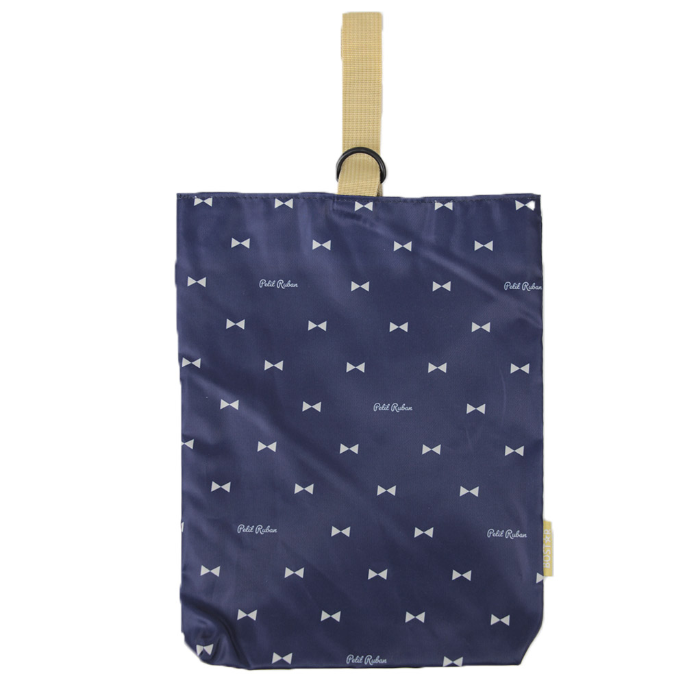 ボストアール シューズバッグ 上履き入れ ナイロン マチ付き 撥水 消臭