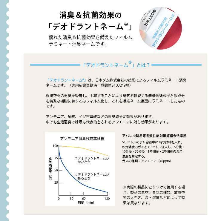 ナイロン2way巾着ナップサックBOST★R 消臭＆抗菌デオドラントネーム