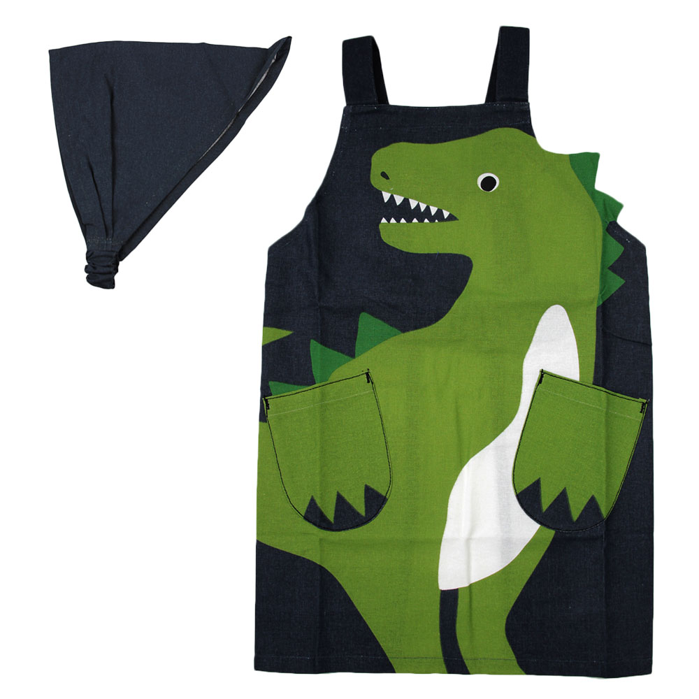 爆買 エプロン 三角巾 セット キッズ 女の子 男の子 100cm 110cm 120cm