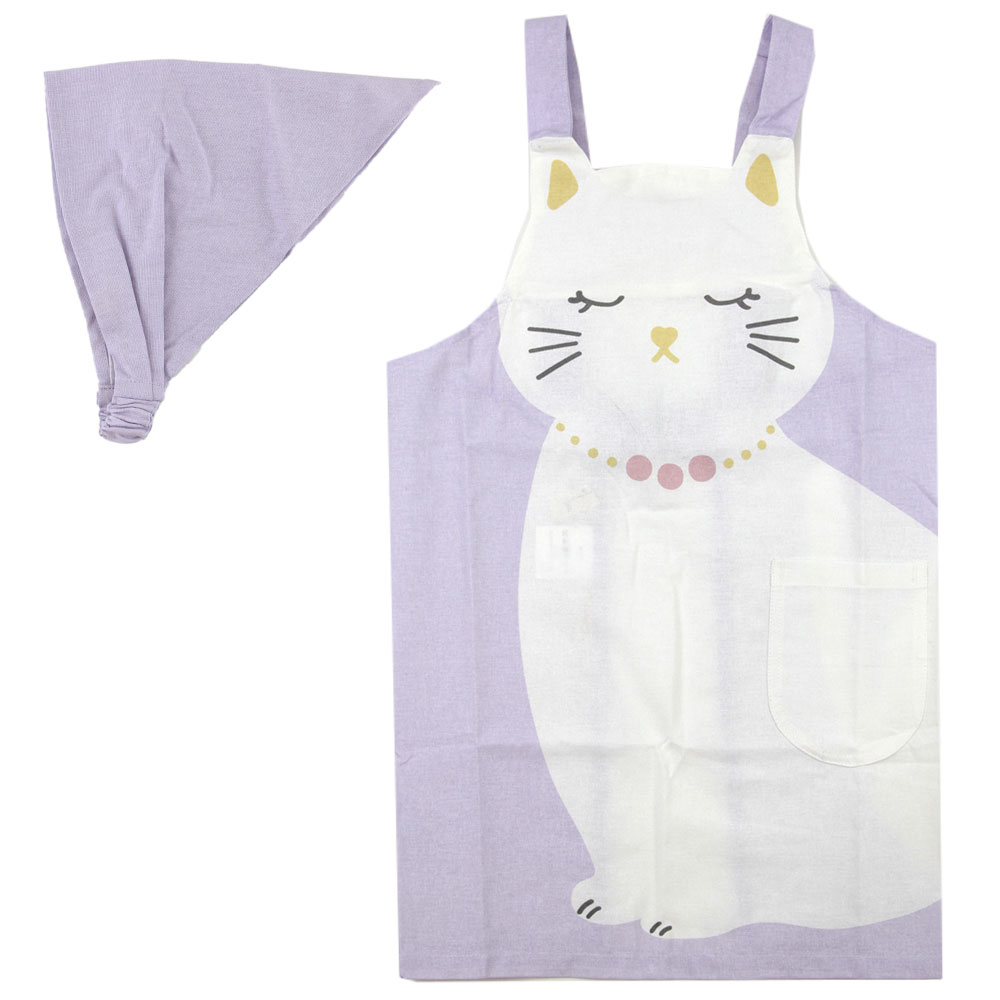 エプロン 三角巾 セット キッズ 女の子 男の子 100cm 110cm 120cm 子供