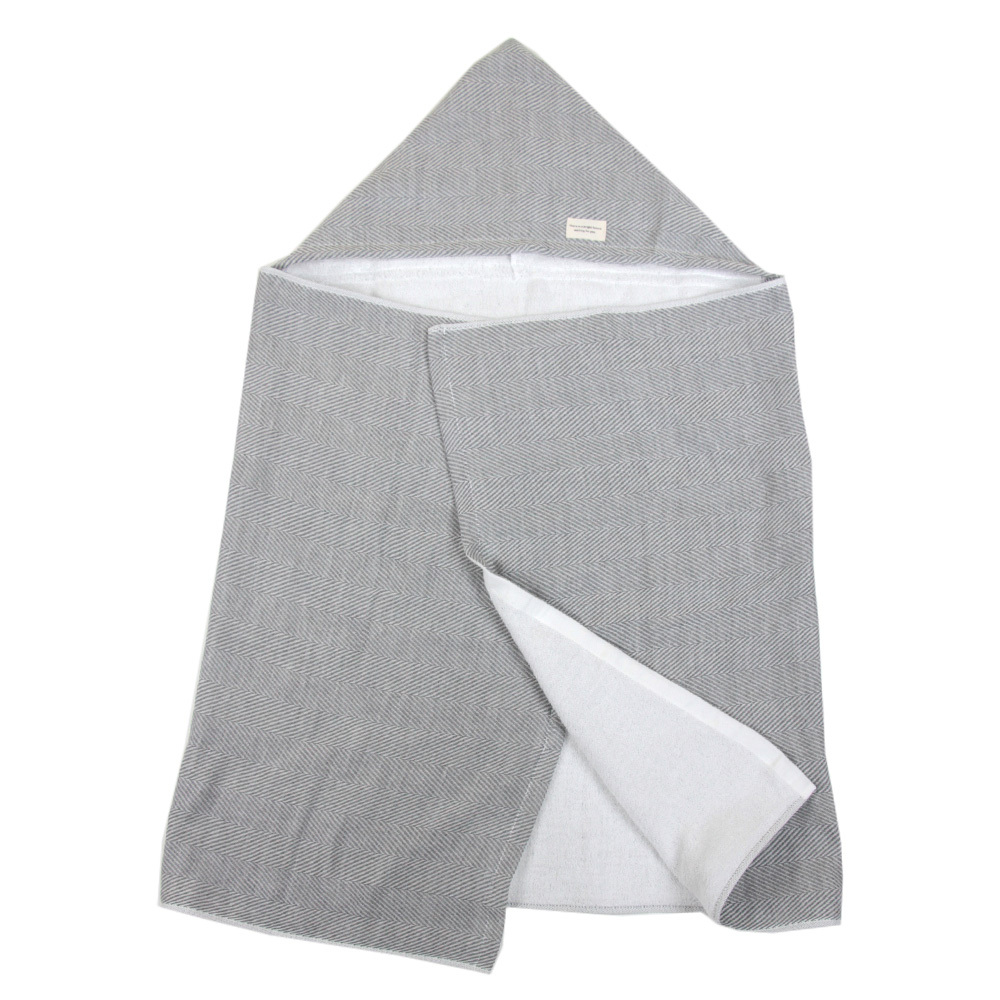 今治タオル（imabari towel） 爆買 フード付きバスタオル charcoal