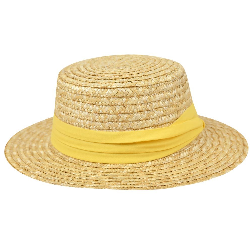 Bibiy. B. STAR SUN HAT ストローハット　麦わら帽子 キッズ 麦わら帽子 50cm 52cm 天然素材 ストローハット リボン 帽子 UV