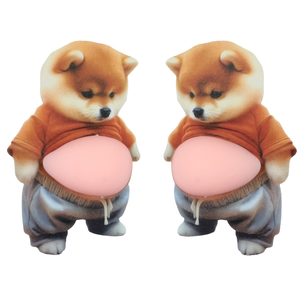 おなか ぷにぷに シール おなかシール 3D 立体 ステッカー お腹シール