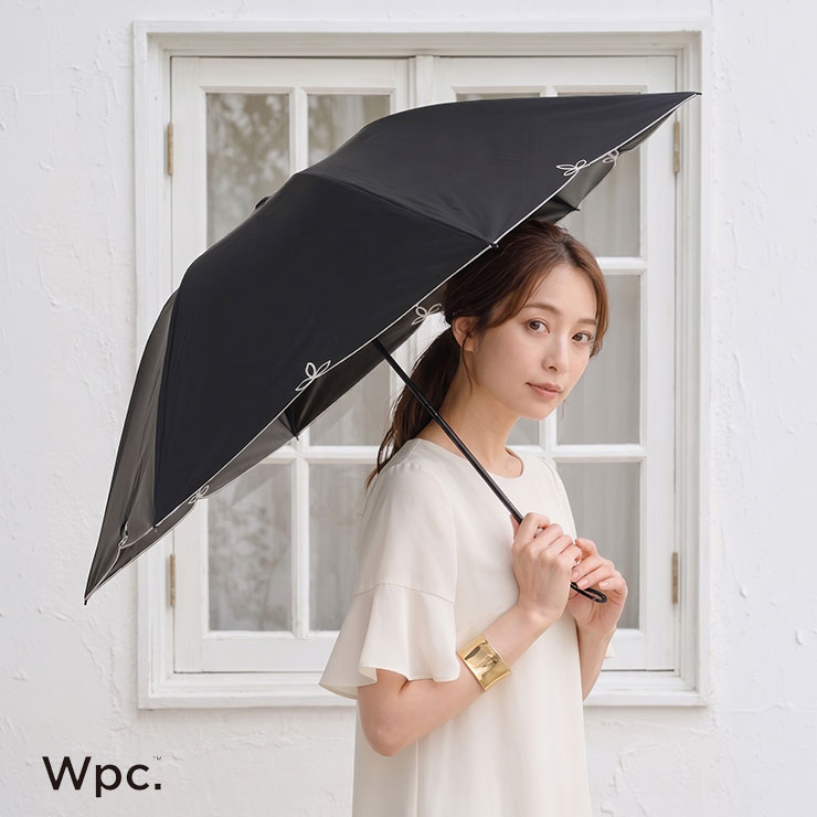 折りたたみ日傘 晴雨兼用 UVカット率100% 遮光率100% レディース 日傘
