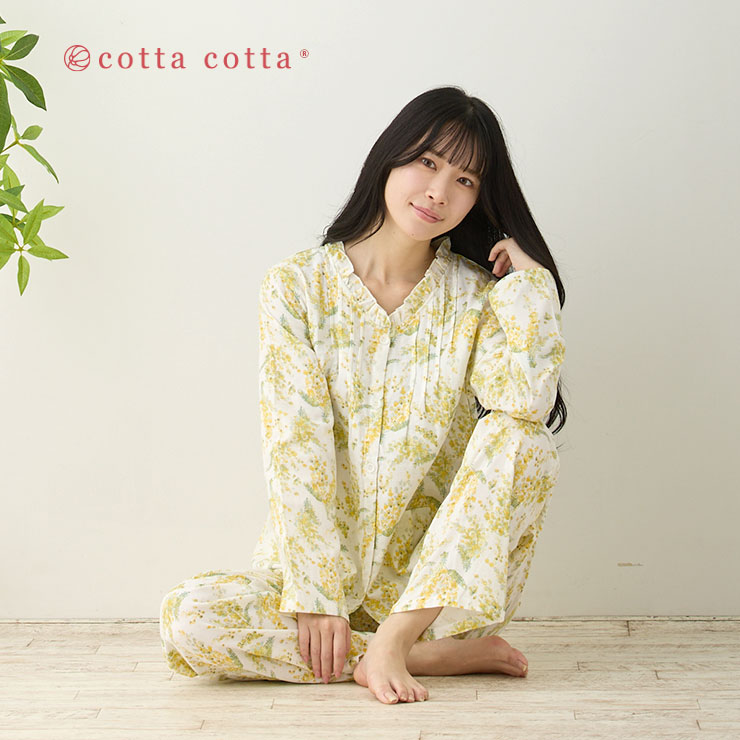 cotta cotta（コッタコッタ） パジャマ レディース 綿100% ダブル