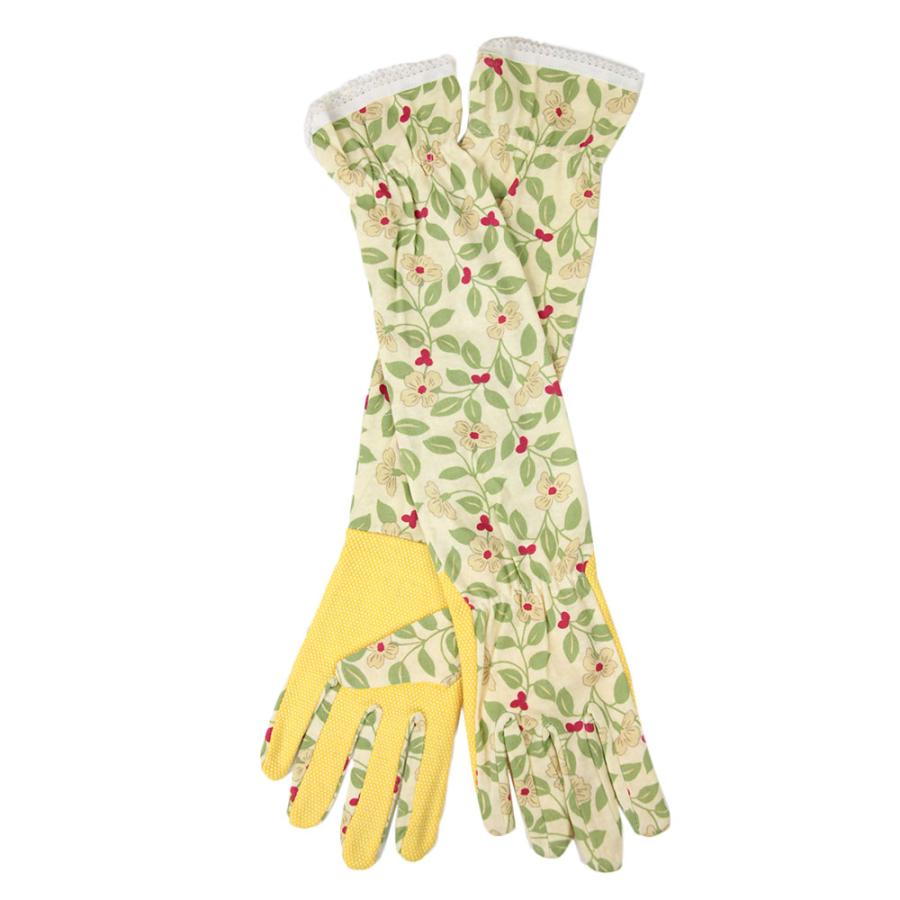 ガーデングローブ ガーデニング グローブ ガーデン手袋 ロング マルチグローブ 長い 手袋 UVカット ガーデニング用品 紫外線対策 おしゃれ  かわいい 日よけ :f00332:エルムンド - 通販 - Yahoo!ショッピング