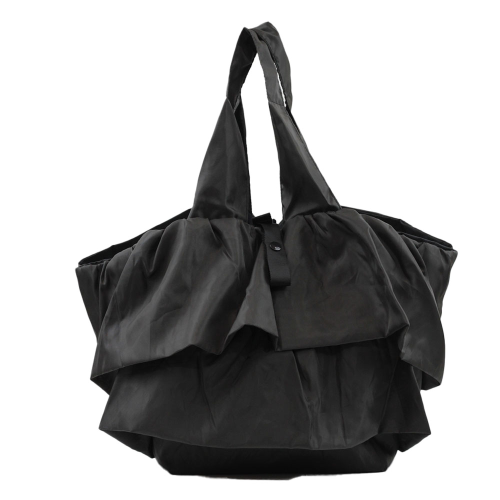 エコバッグ 折りたたみ トートバッグ サブバッグ マチ付き フリル