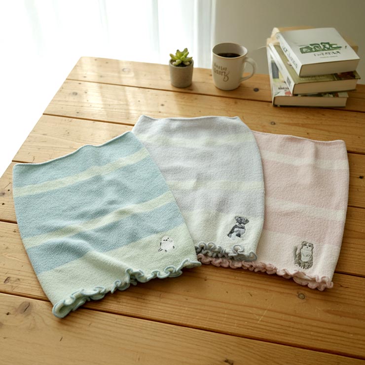 ふわふわ柔らか腹巻き・レディース 置きイメージ