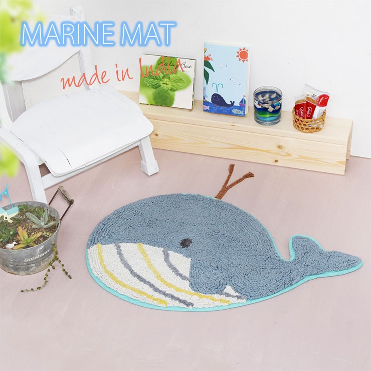 爆買 フロアーマット マリン トイレマット 玄関マット バスマット ラグ