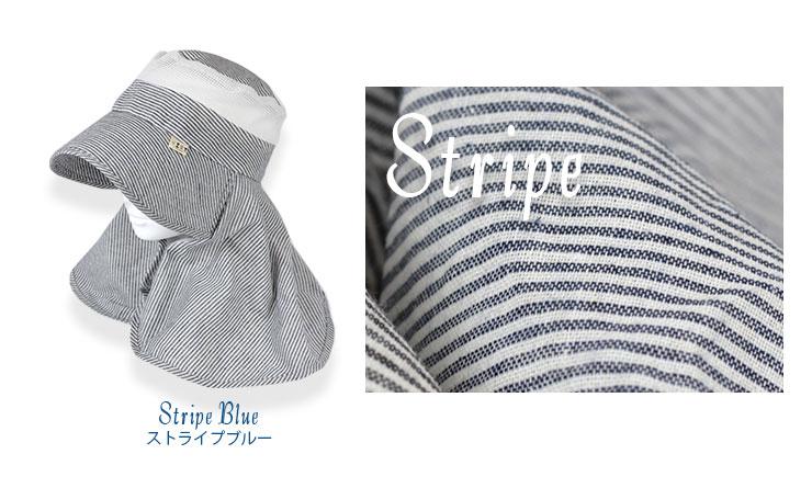 ガーデンハット ストライプ