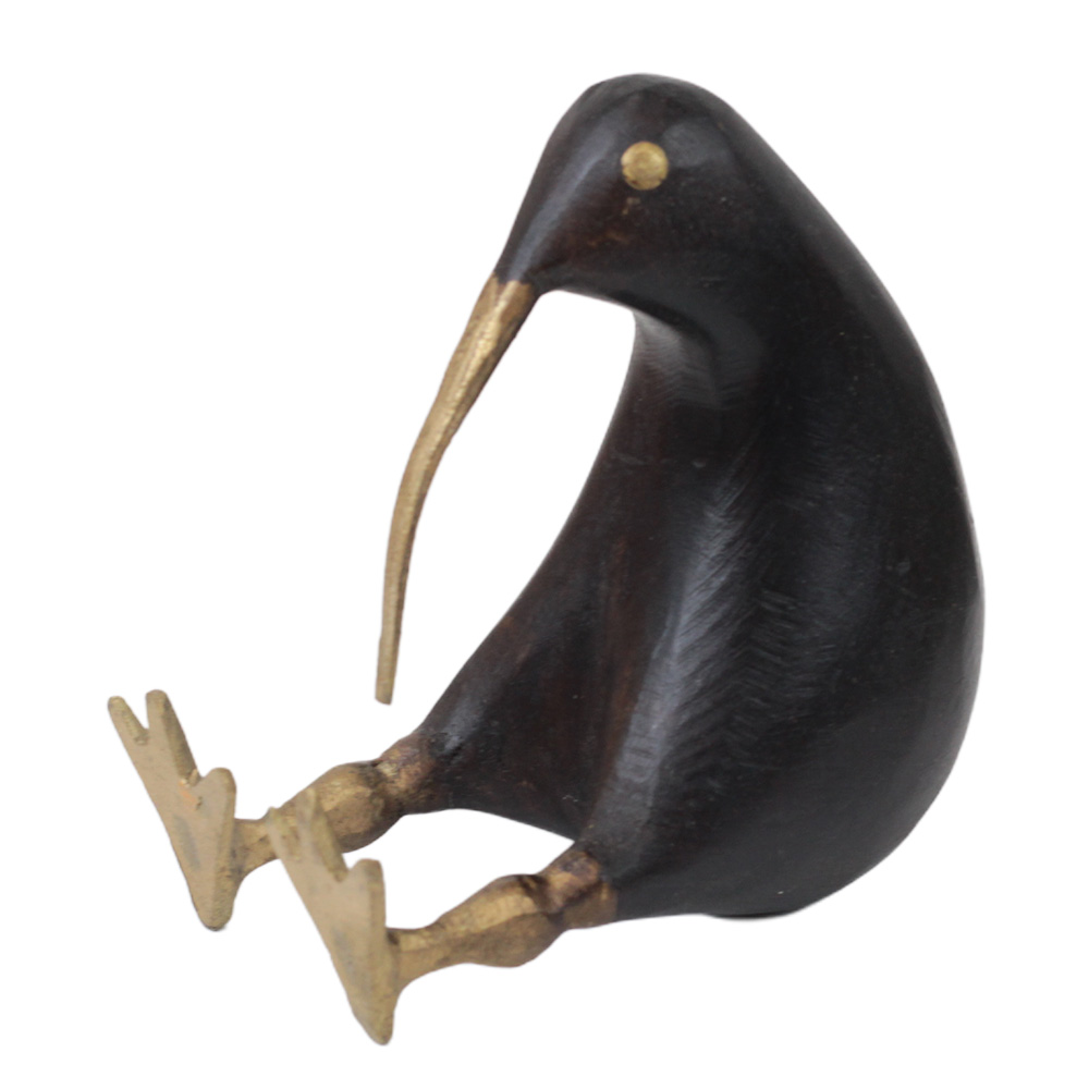 オブジェ 木製 置物 木彫り 置き物 インテリア 雑貨 飾り 鳥 キウイ