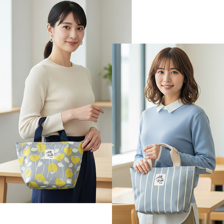 保温・保冷ランチトートバッグ model1