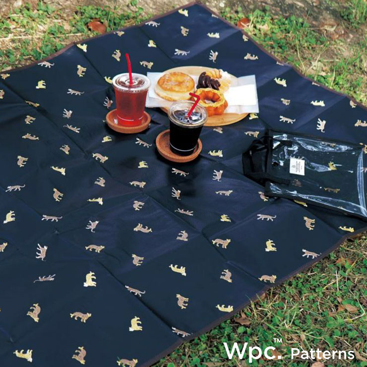 wpcクリアバッグ付きレジャーシート 柄