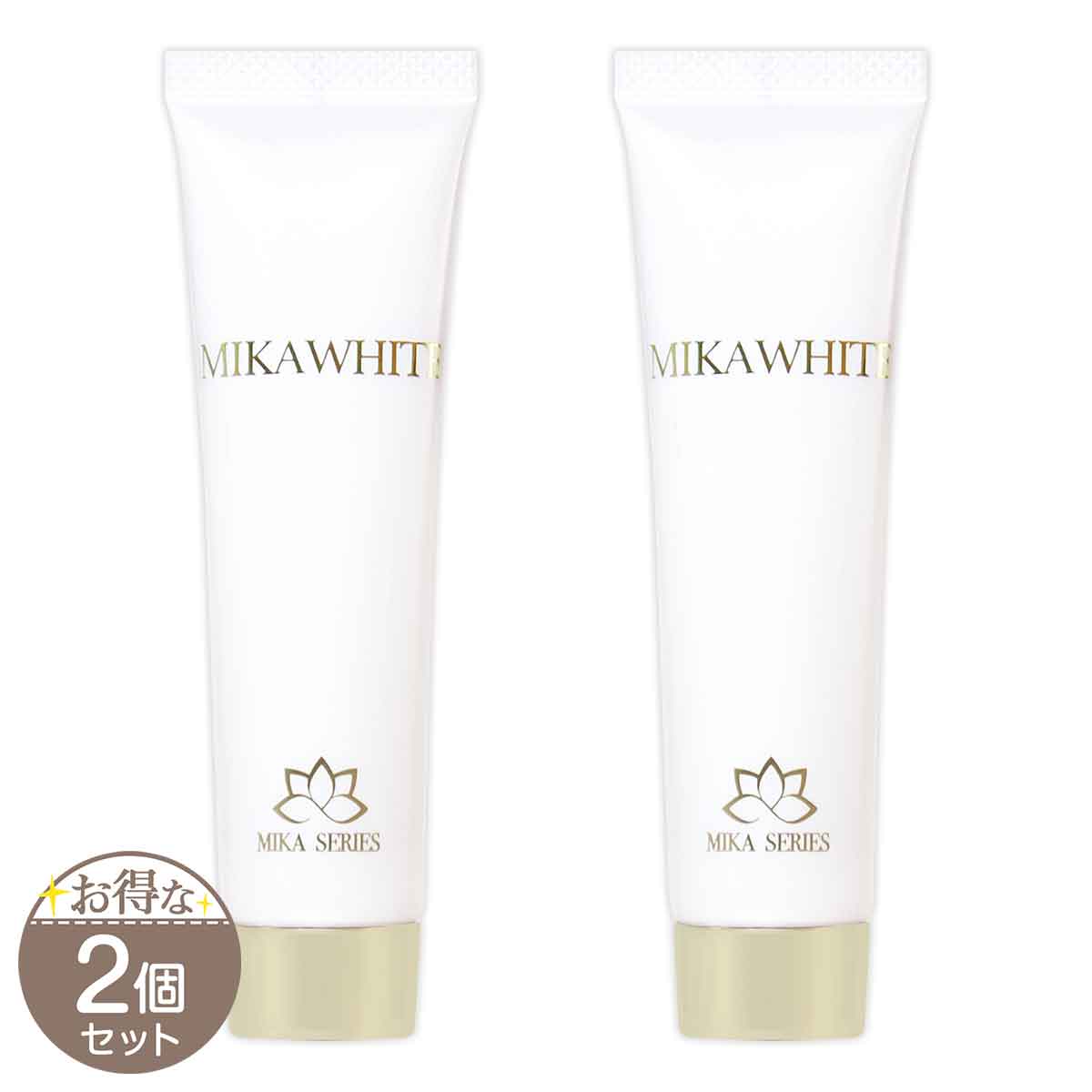 2個セット 】 ミカホワイト MIKA WHITE 30g トラストライン 歯磨き 