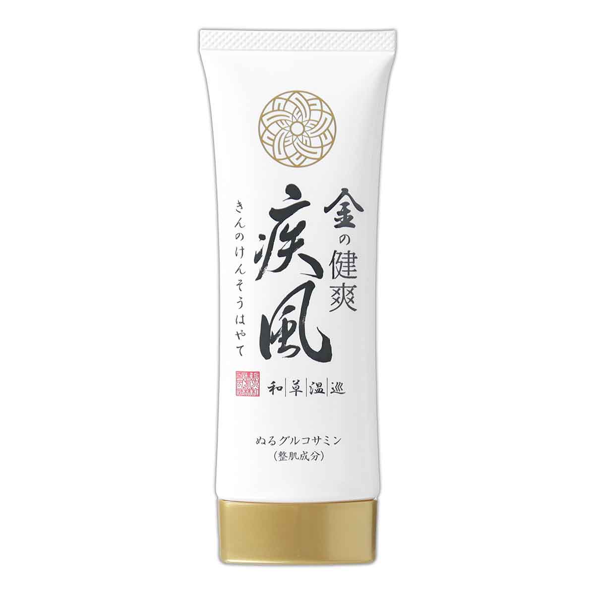 金の健爽疾風　(ボディ用マッサージクリーム) 80g 3本セット Amazon | 塗るグルコサミン ボディー用マッサージクリーム 新