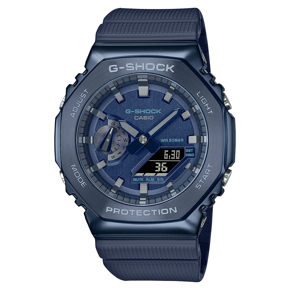 【5年保証】CASIO カシオ G-SHOCK 2100 Series メンズ 腕時計 レビューの書き込みで5年保証に延長！ 八角形 メタル 男性用  ジーショック
