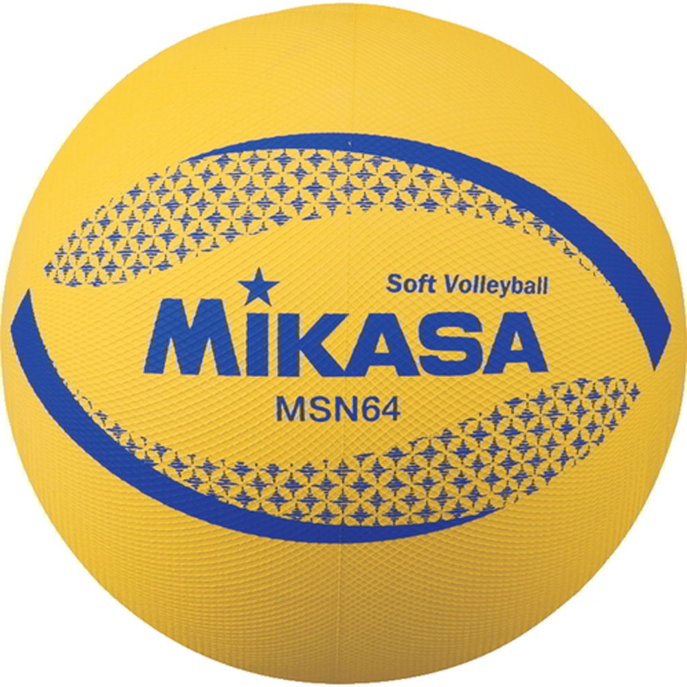 MIKASA(ミカサ) ソフトバレー円周64cm 約150g 黄 バレー ボール MSN64-Y｜els｜02