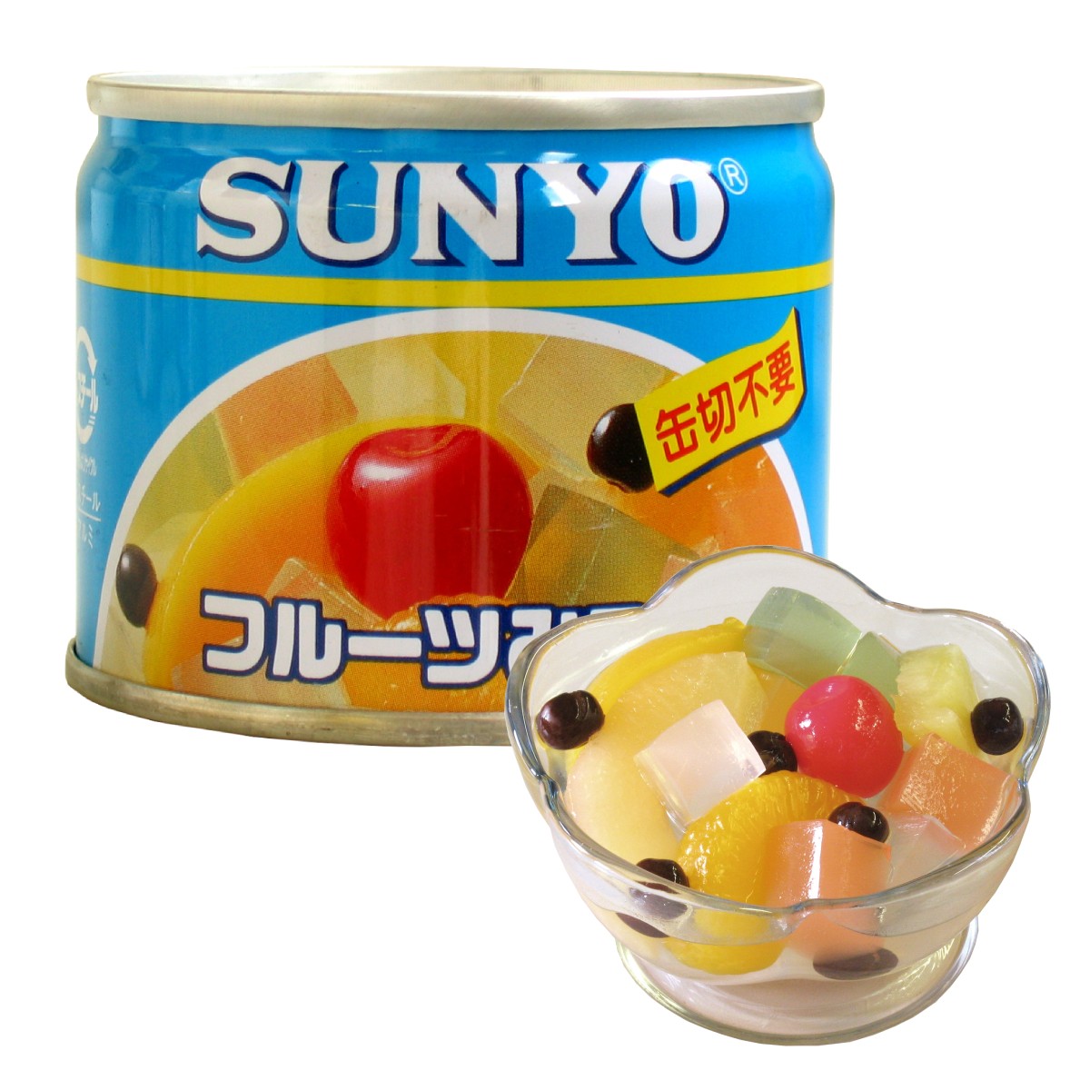 サンヨー堂 フルーツ缶詰 フルーツみつ豆 130g （賞味期限 製造日より3