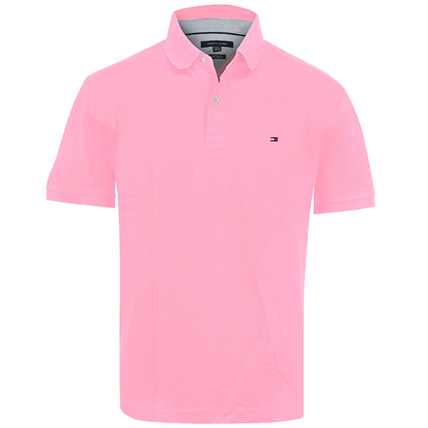 トミーヒルフィガー メンズ ポロシャツ Ｓサイズ ピンク - トップス