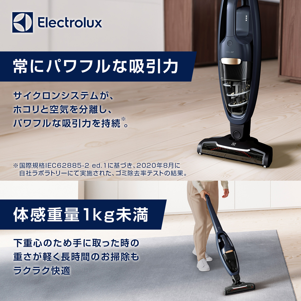 Amazon | 【セット】エレクトロラックス コードレス 掃除機 Well