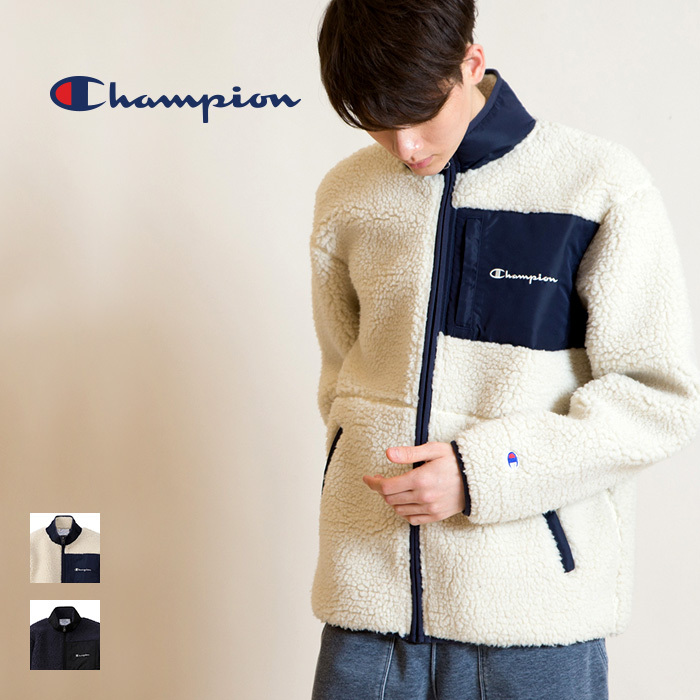 Champion（チャンピオン） フリース ボア ジャケット ジップジャケット