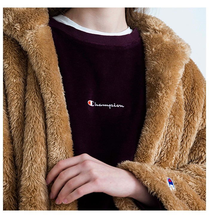 Champion チャンピオン フリース ボア ロングフリースコート