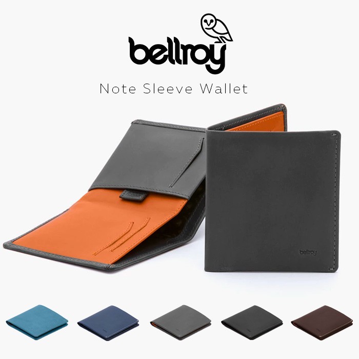 ベルロイ Bellroy 財布 ノートスリーブ 薄型 2つ折り財布