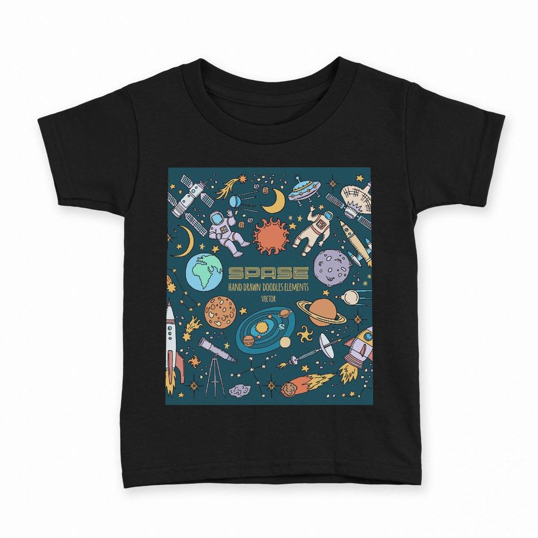 familiar 宇宙ロケット Tシャツ 110 選べる20カラー tシャツ キッズ 半袖 デザイン 90 100 110 120
