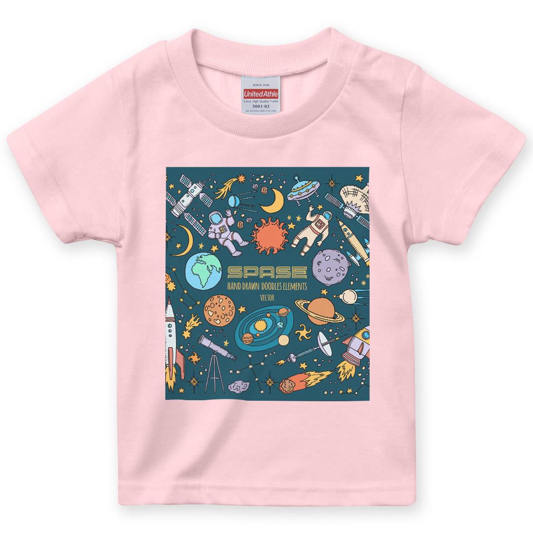 選べる20カラー tシャツ キッズ 半袖 デザイン 90 100 110 120