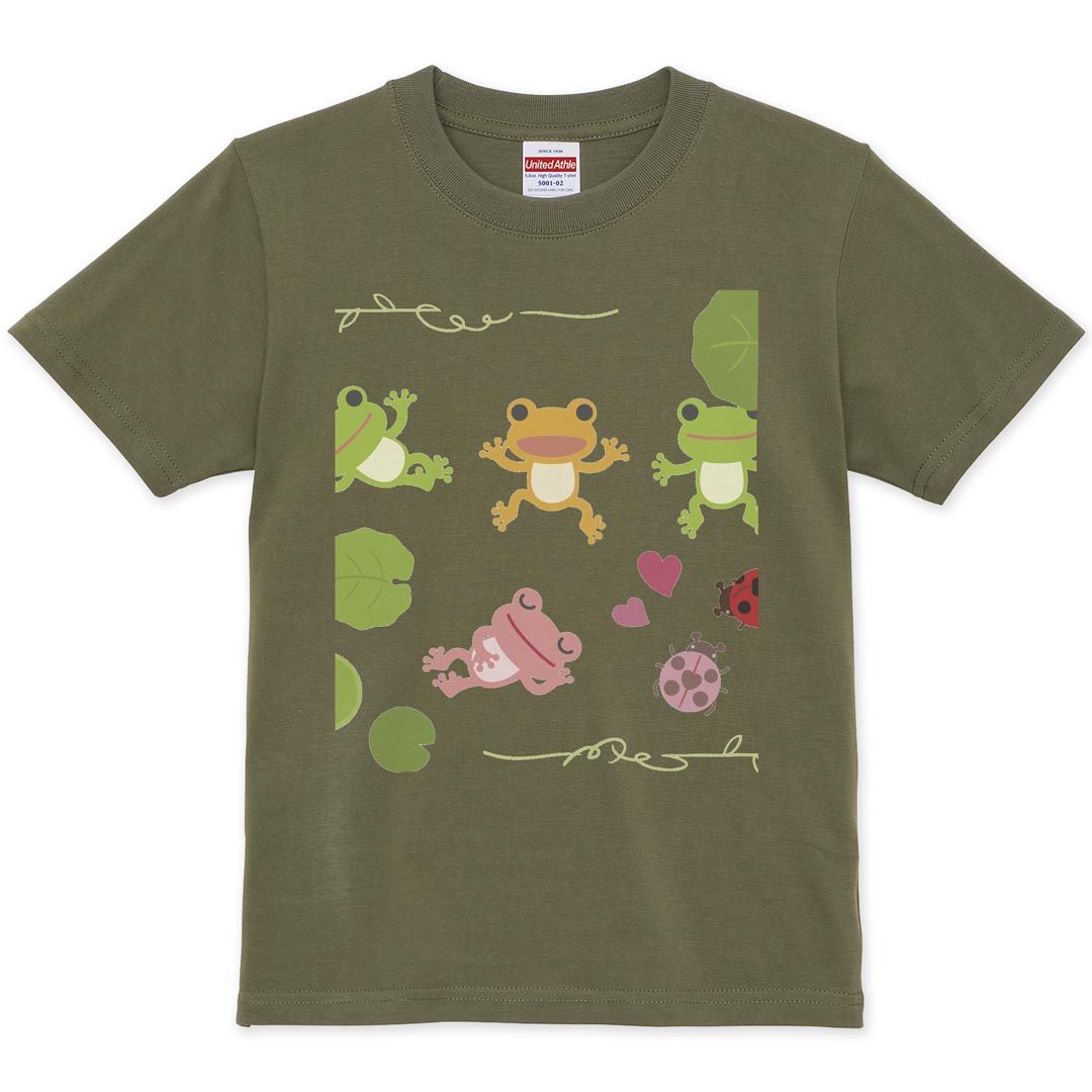 【新品】BECK カエルイラスト Tシャツ Lサイズ 新品】BECK カエルイラスト Tシャツ Lサイズ