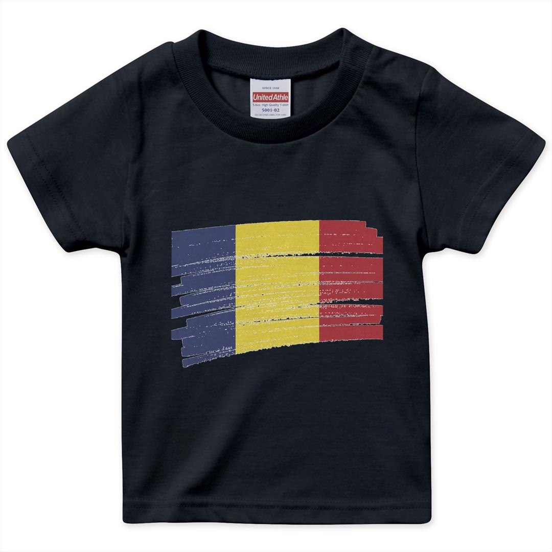 選べる20カラー tシャツ キッズ 半袖 デザイン 90 100 110 120 130 140 150 160 Tシャhirt 018543 国旗 romania ルーマニア｜emart｜16