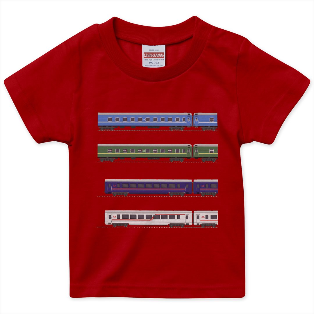 電車デザインTシャツ 9枚セット 110-130 電車デザインTシャツ 9枚セット 110-130 - トップスオンライン