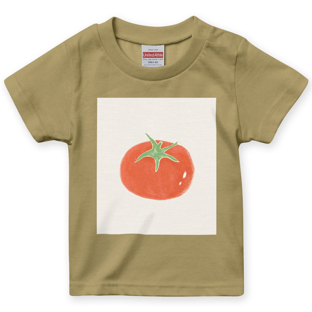 ダブレット 半袖Tシャツ 赤 M トマト風 カットソー 遊び ユニーク おでかけ GXAB10133_1.jpg
