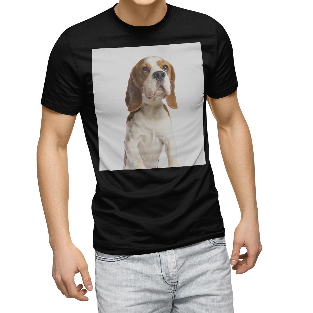 選べる20カラー tシャツ メンズ 半袖 デザイン  S M L XL 2XL 3XL T shirt 001147  犬　ビーグル｜emart｜02