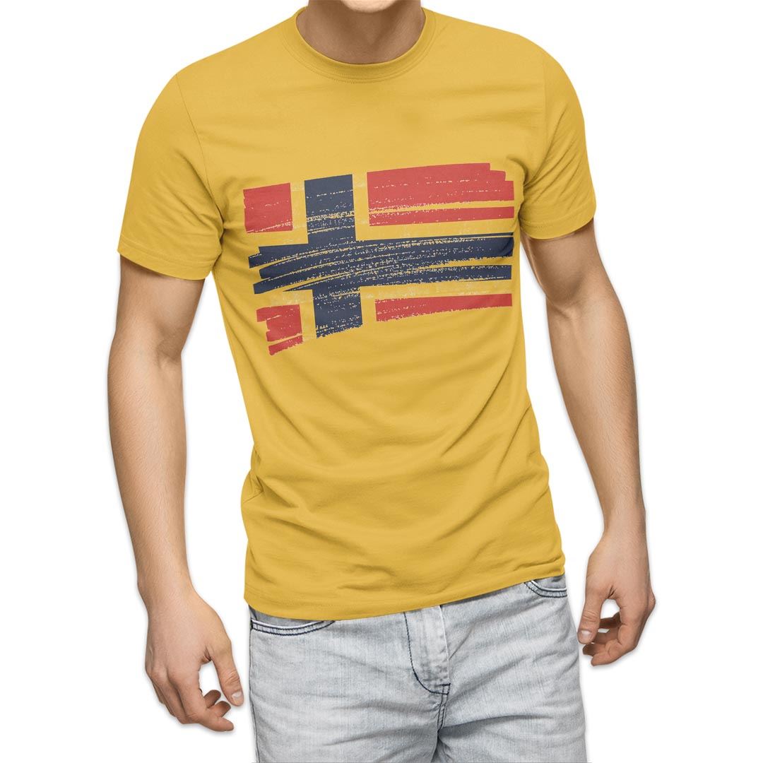 選べる20カラー tシャツ メンズ 半袖 デザイン  S M L XL 2XL 3XL T shirt 018528 国旗 norway ノルウェー｜emart｜07