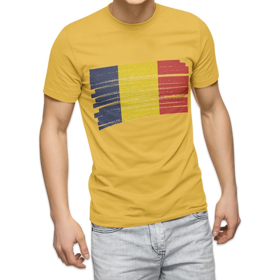 選べる20カラー tシャツ メンズ 半袖 デザイン  S M L XL 2XL 3XL T shirt 018543 国旗 romania ルーマニア｜emart｜07