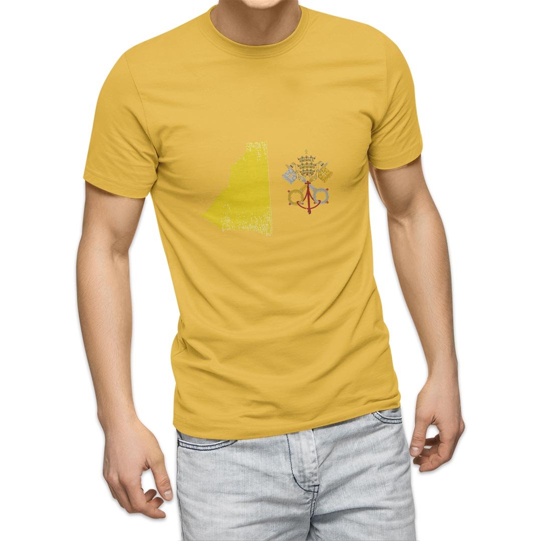 選べる20カラー tシャツ メンズ 半袖 デザイン  S M L XL 2XL 3XL T shirt 018982 国旗 vatican バチカン｜emart｜07