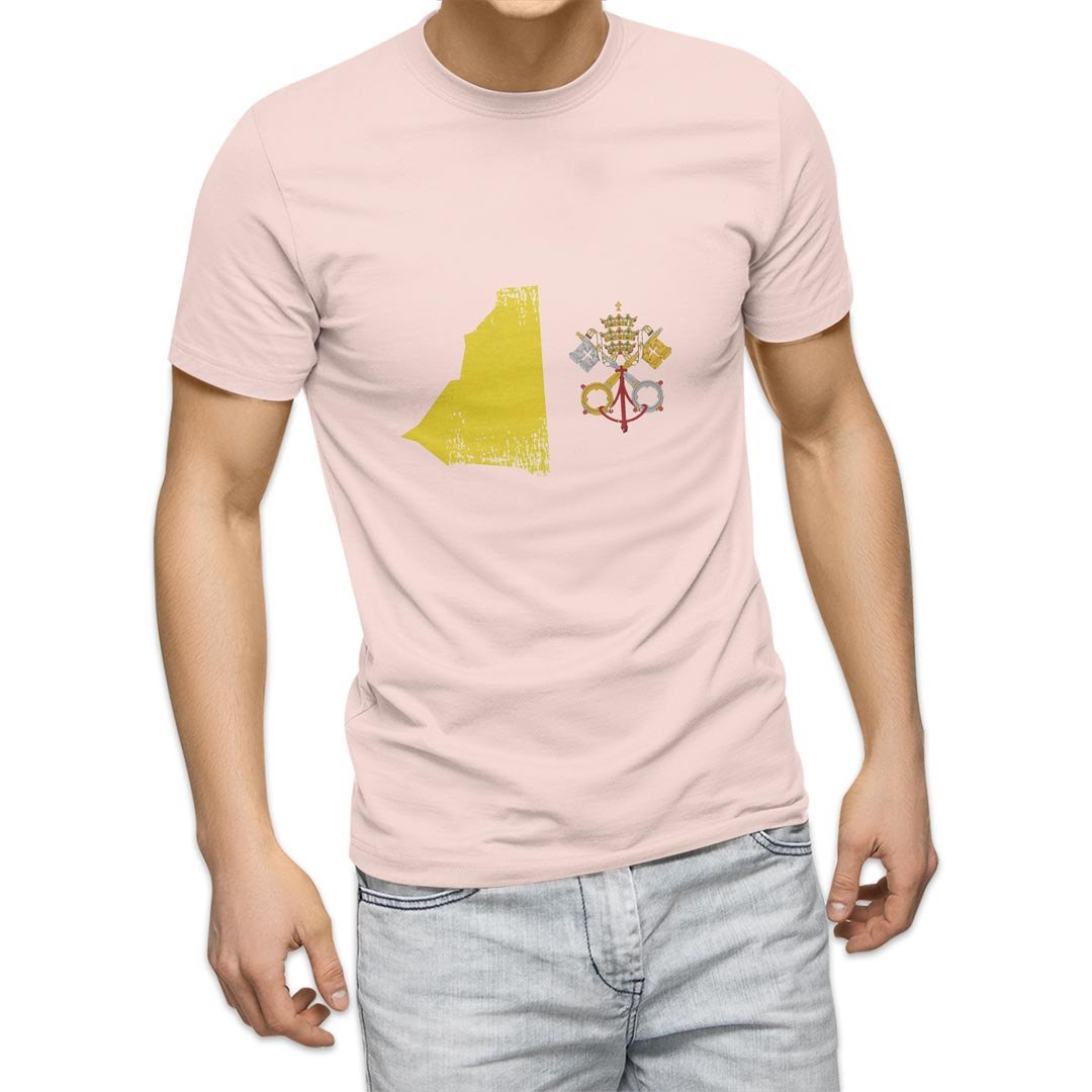 選べる20カラー tシャツ メンズ 半袖 デザイン  S M L XL 2XL 3XL T shirt 018982 国旗 vatican バチカン｜emart｜10