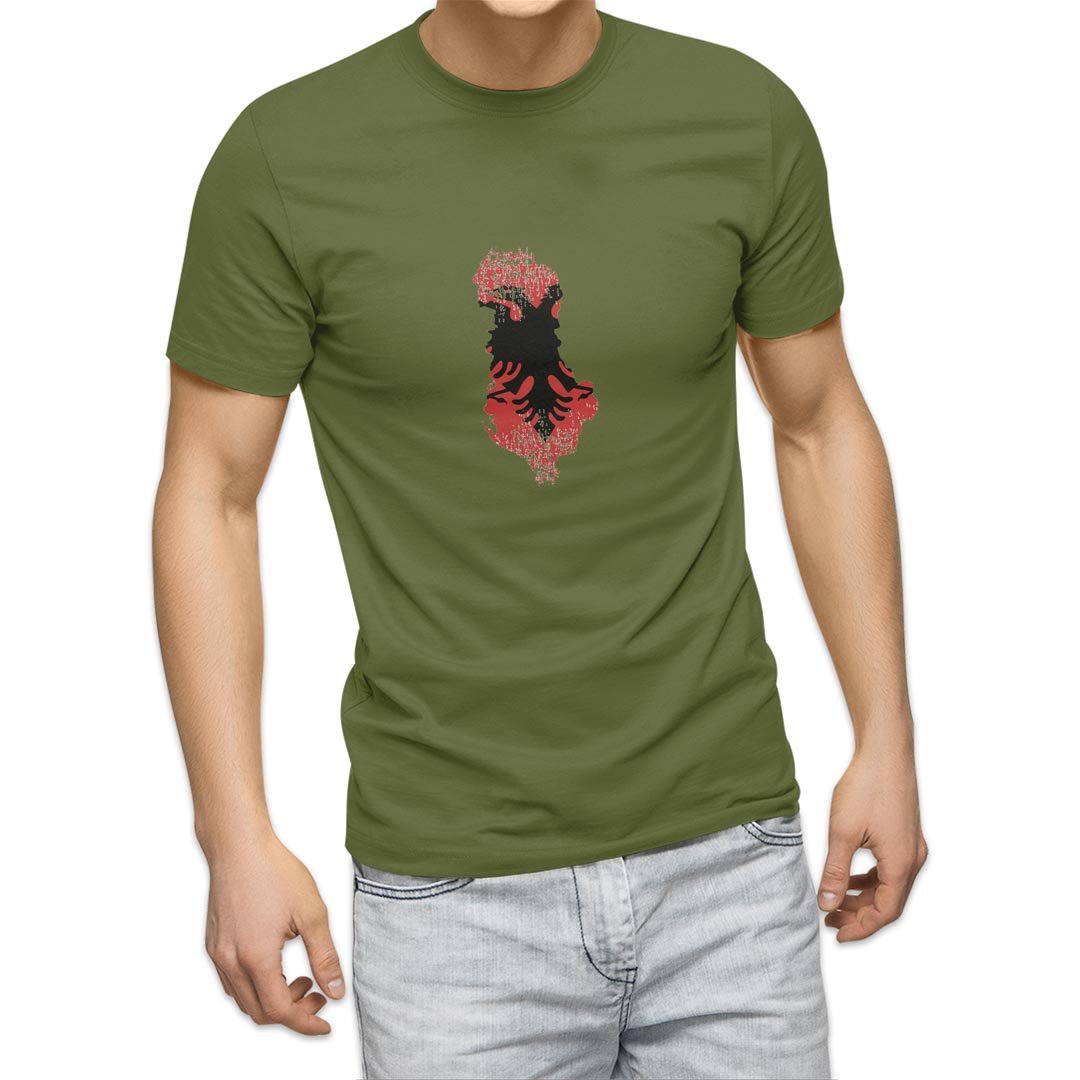 選べる20カラー tシャツ メンズ 半袖 デザイン  S M L XL 2XL 3XL T shirt 018755 国旗 albania アルバニア｜emart｜15