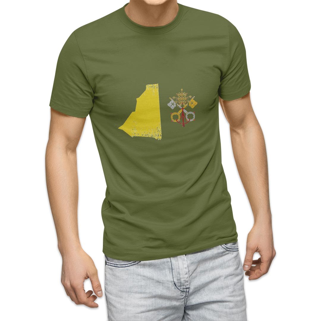 選べる20カラー tシャツ メンズ 半袖 デザイン  S M L XL 2XL 3XL T shirt 018982 国旗 vatican バチカン｜emart｜15