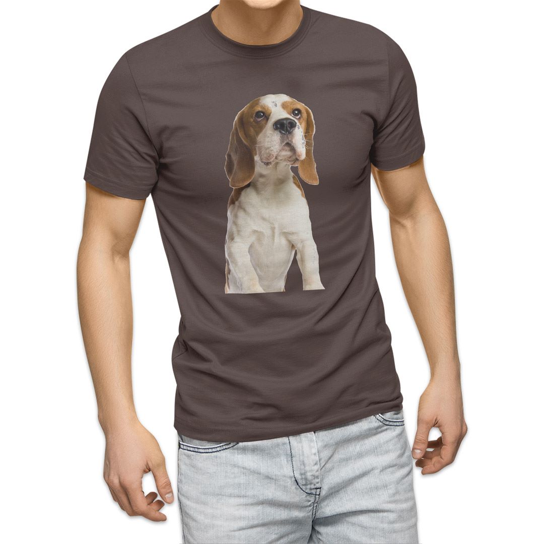 選べる20カラー tシャツ メンズ 半袖 デザイン  S M L XL 2XL 3XL T shirt 001147  犬　ビーグル｜emart｜04