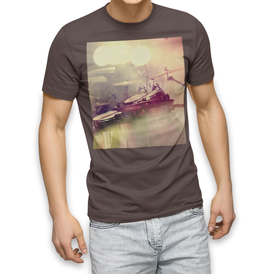 選べる20カラー tシャツ メンズ 半袖 デザイン  S M L XL 2XL 3XL T shirt 011443  ドラム　音楽　バンド｜emart｜04