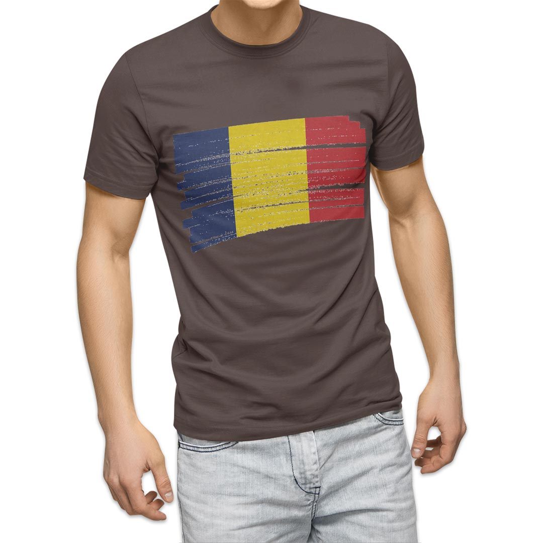 選べる20カラー tシャツ メンズ 半袖 デザイン  S M L XL 2XL 3XL T shirt 018543 国旗 romania ルーマニア｜emart｜04