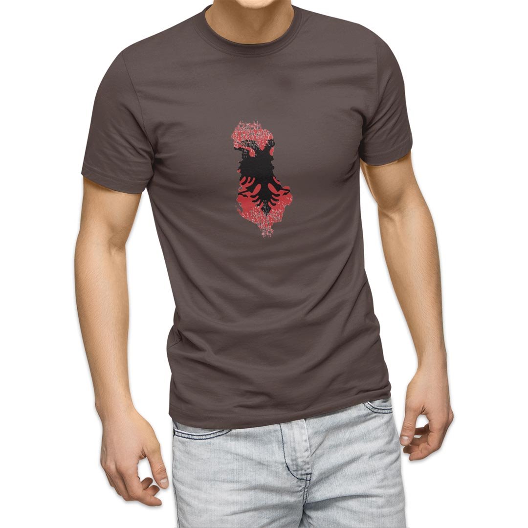 選べる20カラー tシャツ メンズ 半袖 デザイン  S M L XL 2XL 3XL T shirt 018755 国旗 albania アルバニア｜emart｜04