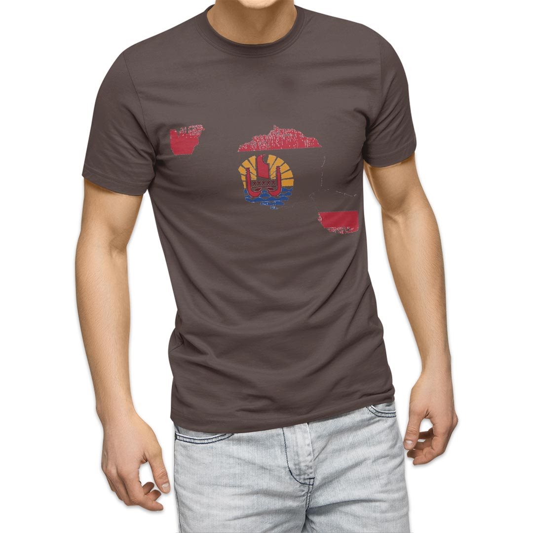 選べる20カラー tシャツ メンズ 半袖 デザイン  S M L XL 2XL 3XL T shirt 018829 国旗 french_polynesia フランス領ポリネシア｜emart｜04